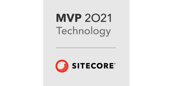Sitecore MVP Technology 2021!
